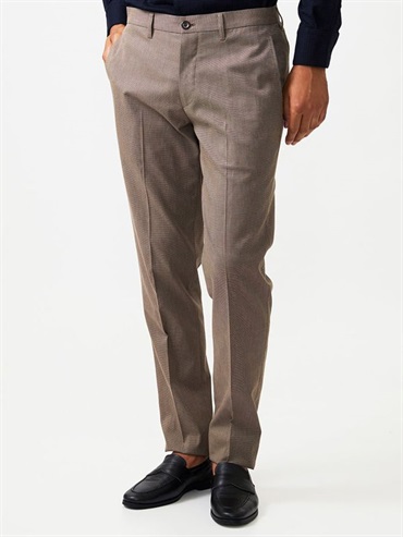 細點紋西裝長褲[成套搭配]