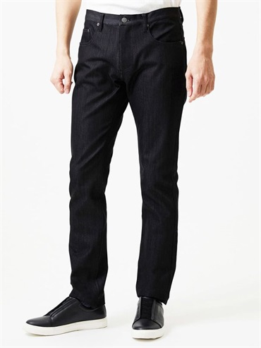 PREVIA丹寧質感5口袋長褲[防潑水](黑色(94)/48)