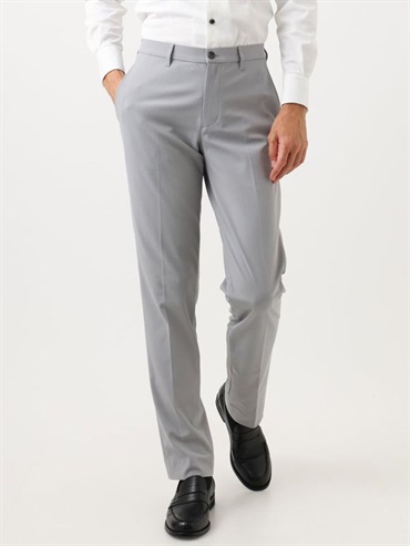 棉感彈性西裝長褲[成套搭配](灰色(92)/48)