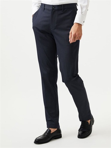 彈性修身西裝長褲[成套搭配](海軍藍(57)/46)