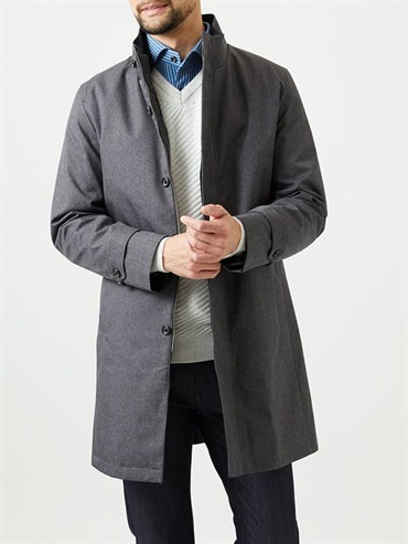 立領長版大衣[3WAY](灰色(92)/48)