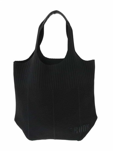 貼布針織托特包(黑色(94)/38)