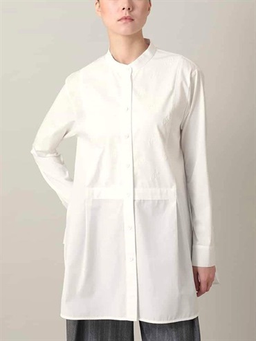 HK刺繡拼接設計襯衫