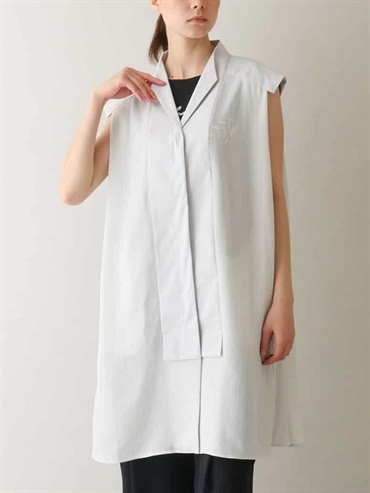 雪紡紗背心上衣[日本製]