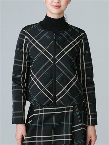 格紋短夾克[日本製]