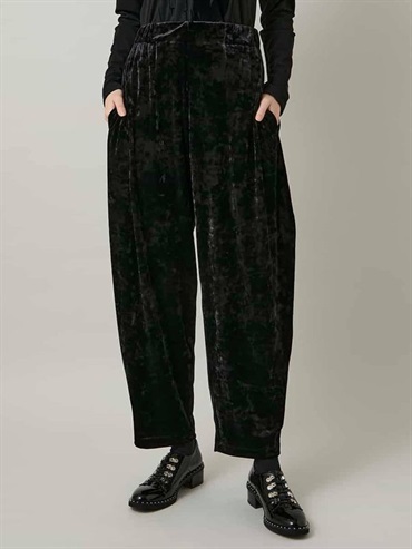 天鵝絨針織褲[日本製]