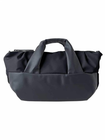 異材質拼接波士頓包(黑色(94)/38)