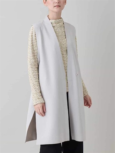 V領設計背心外套[日本製]