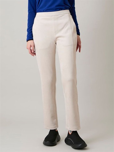 仿麂皮修身長褲