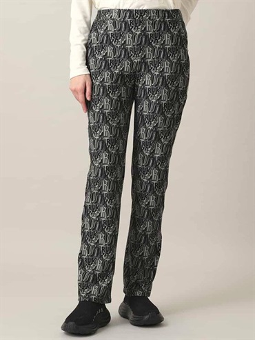 側邊條紋LOGO印花運動褲(黑色(94)/38)