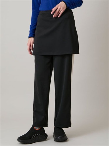 側邊拼接層次罩褲(黑色(94)/38)