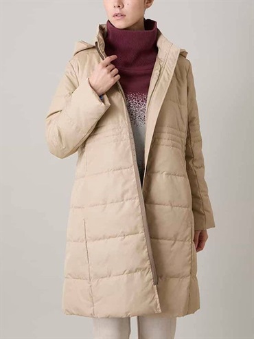 環保羽絨車線外套